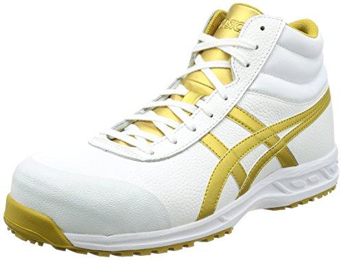 ASICS アシックス FFR71S.019425.0アシックス ウィンジョブ 71S ホワイト×ゴールド 25.0cm8354571