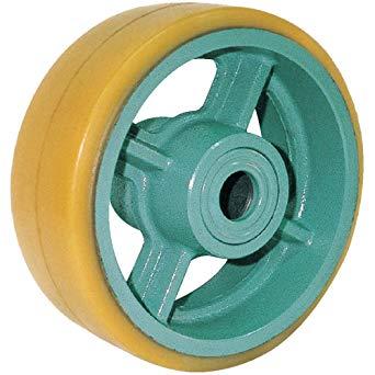 UHB250X75ヨドノ 鋳物重荷重用ウレタン車輪ベアリング入 UHB250X758353205