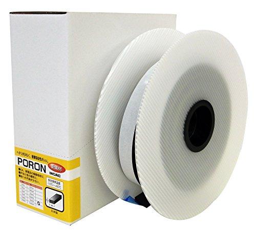 イノアックコーポレーション L24T10307Mイノアック マイクロセルウレタンPORON 黒 10×30mm×7M巻(磁気テープ付8184108