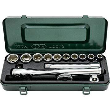 旭金属工業 VJS4200ASH レボウェイブ6角ソケットレンチセット12.7□×14PCS8550867
