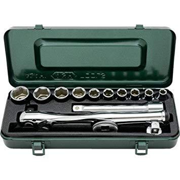 旭金属工業 VJS4201ASH レボウェイブ6角ソケットレンチセット12.7□×14PCS8550868