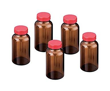 アズワン 規格瓶SCC　30本入　(純水洗浄処理済み) No.14K　茶 1箱(3本×10袋入)