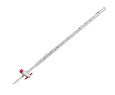 アズワン ビュレット　PTFEコック付 25mL 1本