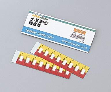 日油技研工業 組合せサーモラベル(R)(不可逆性/可逆性)　80枚 A-90 1箱(80枚入)