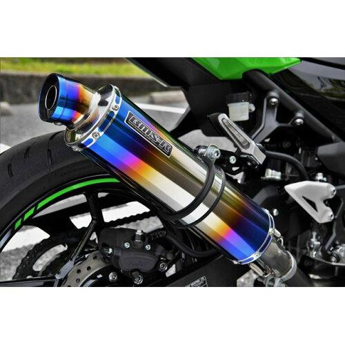 テクノウエル R-EVO スリップオン ヒートチタンサイレンサー 政府認証 NINJA400 2018～ 2BL-EX400G JMCA認定/政府認証品　G431-53-P1J 　※メーカー在庫わずか 40,589円