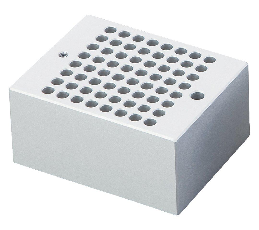 アズワン ドライバス用アルミブロック　0.2mL　64穴／0.26mLPCRストリップチューブ(8×8ウェル用)