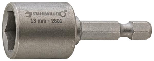 STAHLWILLE(スタビレー) 2801-13 ヘキサゴンソケット 13MM(1/4“) (28011013) 2801-13