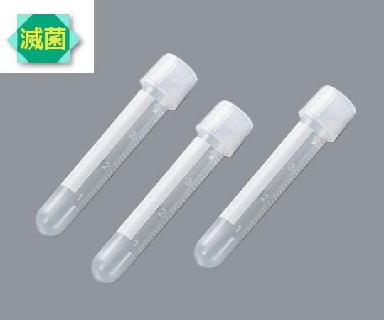 アズワン 無菌化PP熱電子管（目盛付） 5mL 500個入  34180105D 1箱(500個入)