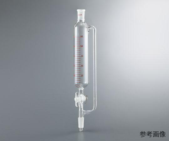 アズワン 円柱分液ロート(平衡にする型・硝子まかない方) 125mL 4-487-02