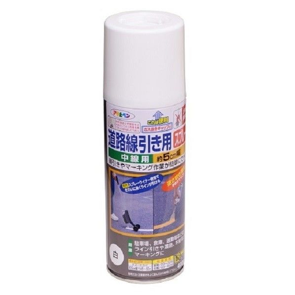 アサヒペン 道路線引き用SP中線用400ML白【入数:6】｜ECJOY！プレミアム店