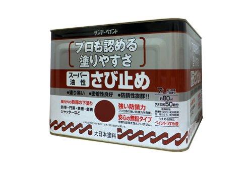サンデーペイント ｻﾝﾃﾞｰ ｽｰﾊﾟｰ油性さび止 JIS ﾈｽﾞﾐ 7L　#257959