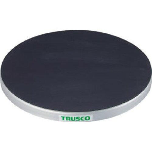 TRUSCO トラスコ中山 回転させる台 50Kg型 Φ400 天然ゴムつや消し張り天板TC4005G   8500