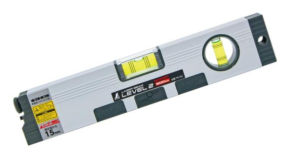 シンワ測定 レーザービームレベル2 300mm マグネット付