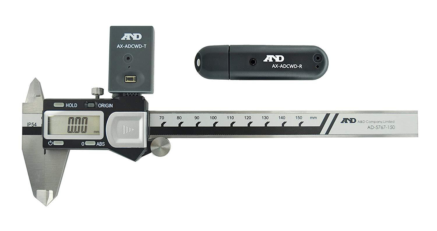 エー・アンド・デイ(A&D) A＆D ワイヤレス デジタルノギス(送・受信機付属セット) AD-5767-150S