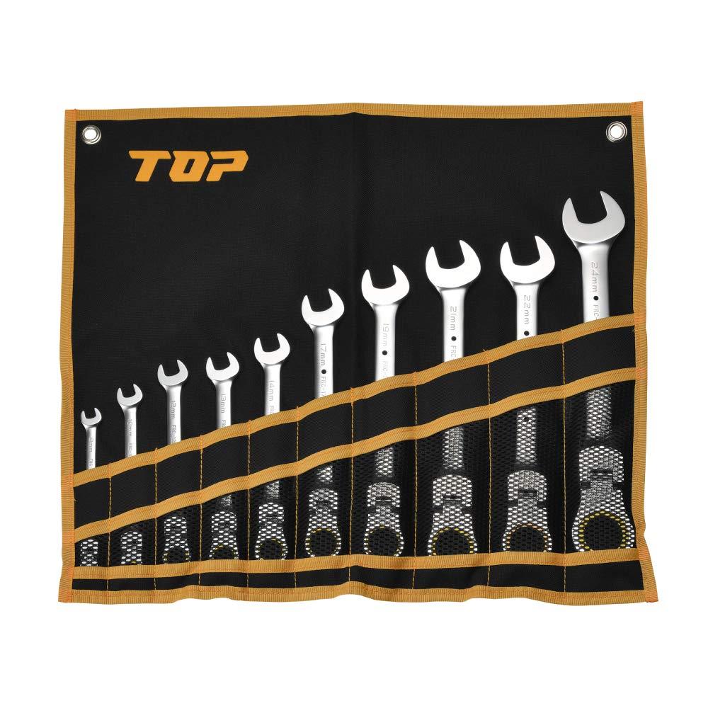 TOPKOGYO トップ工業 首商い口ロックラチェットコンビセット  (FRC-10000LKS)