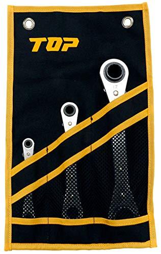 TOPKOGYO トップ工業 4大きさ板ラチェットレンチセット  (PRW-147SS)