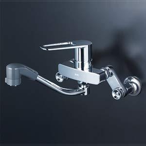 KVK (寒)楽締めソケット付シングルレバー式シャワー付混合栓(eレバー)MSK110KZERJFT|ECJOY!プレミアム店
