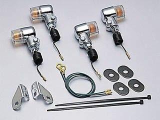 大阪単車用品工業 ハリケーン ミニウインカーkit 品番:HA5704C-02 カラー:クリアレンズ