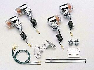 大阪単車用品工業 ハリケーン ミニウインカーkit 品番:HA5707-02 カラー:オレンジレンズ