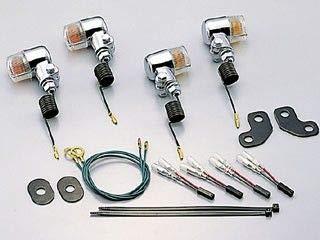 大阪単車用品工業 ハリケーン ミニウインカーkit 品番:HA5708-02 カラー:オレンジレンズ
