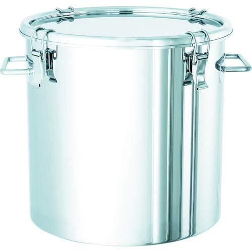 日東 サニタリーステンレス密閉貯蔵タンク ゼムクリップ印字機 A型シリコンパッキン付 100L SMA-CTH-47H 1個