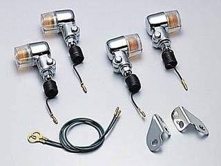 大阪単車用品工業 ハリケーン ミニウインカーkit 品番:HA5701C-02 カラー:クリアレンズ