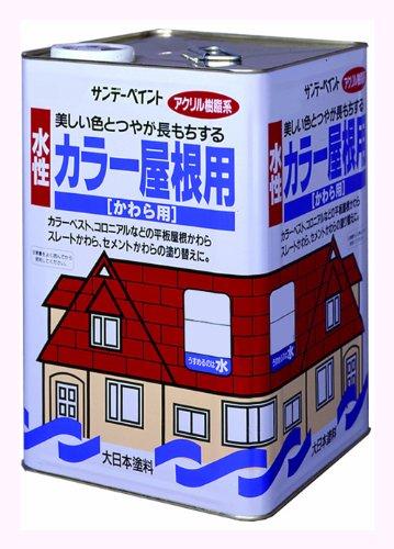 サンデーペイント サンデー 水性カラー屋根用 茶 14L #214C9|ECJOY!プレミアム店