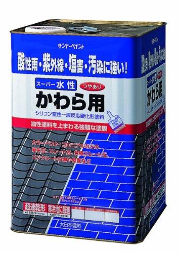 サンデーペイント サンデー スーパー水性かわら用 銀黒 14L #262687|ECJOY!プレミアム店