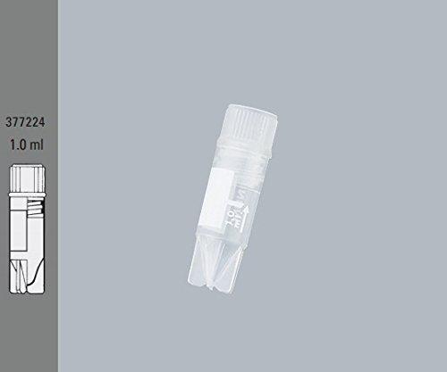 サーモフィッシャーサイエンティフィック 1mL　クライオチューブ（スターフット／インナーキャップ）　41×φ12.5　500本 377224 1箱(50本×10袋入)