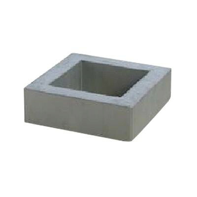 COMOLIFE コモライフ マツモト産業 瓦製品 いぶしブロック150(溝無しタイプ) 150□×50mm 2個
