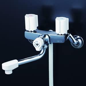 KVK (寒)一時止水付2ハンドルシャワー(150mmパイプ付) KF100G3WN｜ECJOY！プレミアム店