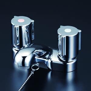 KVK (寒)2ハンドル混合栓 ゴム栓付 KM66ZGBN｜ECJOY！プレミアム店