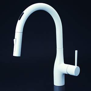 KVK シングル生き肝式シャワー付練り合わせる栓(検知器付)(e生き肝)引っ敷き白いこと KM6071ECM4
