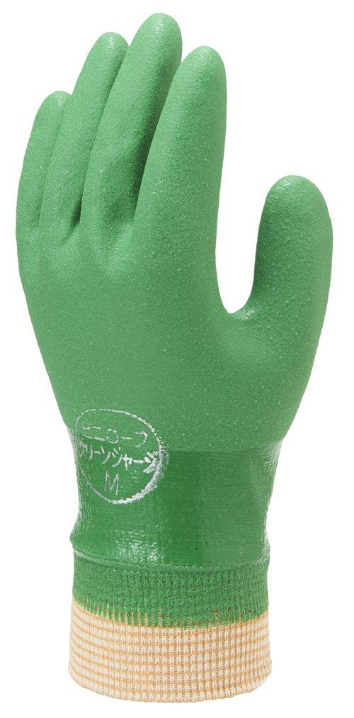 ショーワグローブ ショーワ 塩化ビニール手袋 まとめ買い 簡易包装グリーンジャージ 10双入 Mサイズ