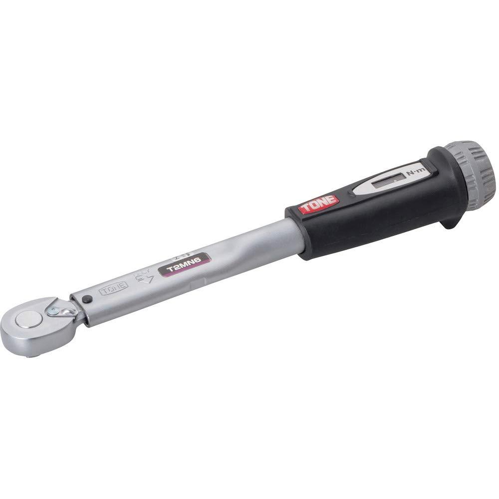 TONE プレセット形トルクレンチ（ダイレクトセットタイプ）差込6.35mm L222mm T2MN6-QL 1個