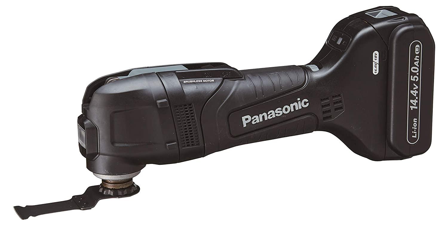 PANASONIC パナソニック パナソニック 充電マルチツールEZ46A5デュアル(14.4V/18V対応) OIS/STARLOCKブレード対応 14.4V高容量5.0Ah電池パック×2個・充電器・ケース付 ブラック EZ46A5LJ2F-B