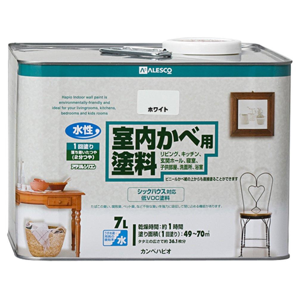 カンペハピオ(Kanpe Hapio) KH 室内かべ用絵の具 ﾎﾜｲﾄ 7L #00317654011070