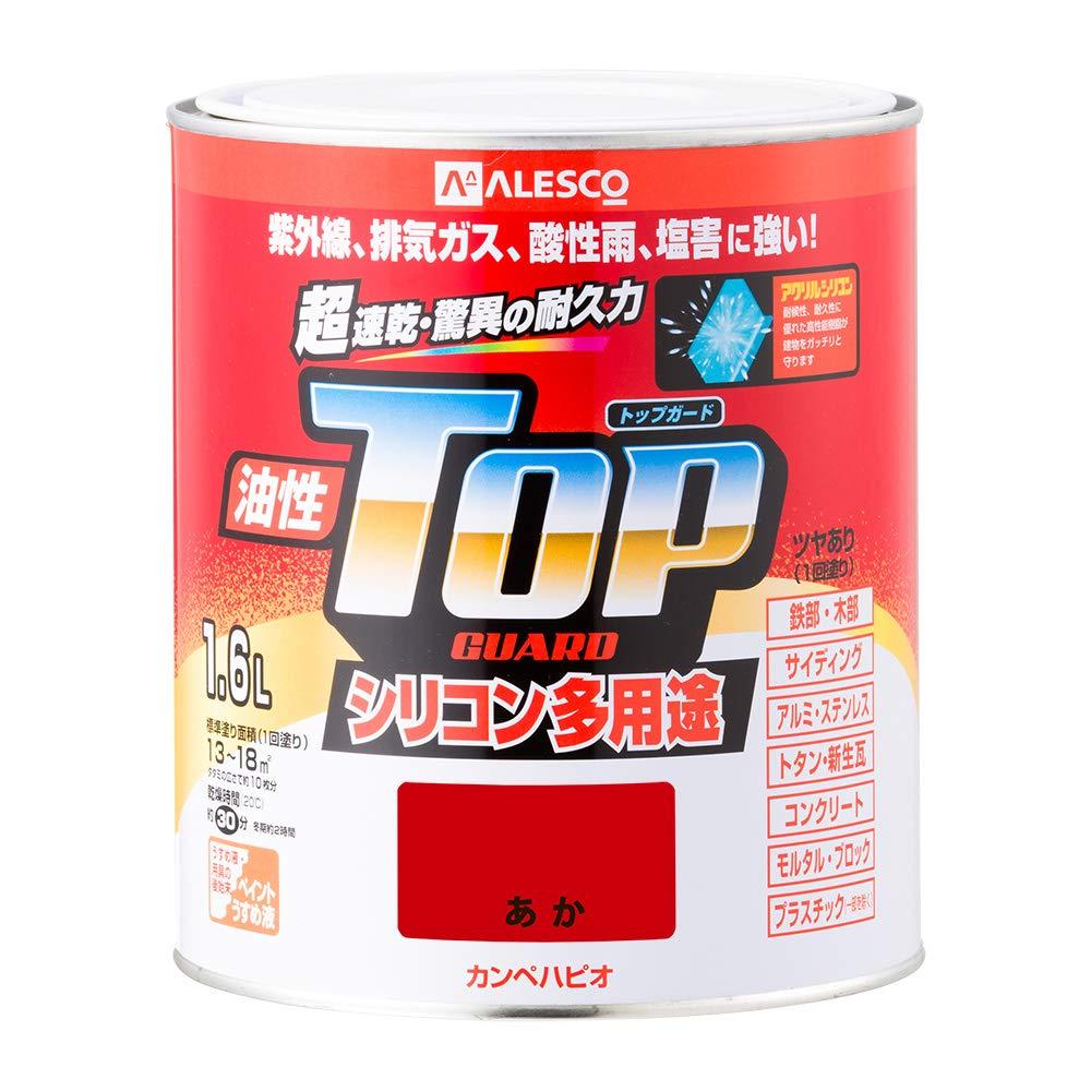 カンペハピオ(Kanpe Hapio) KH 油性ﾄｯﾌﾟｶﾞｰﾄﾞ あか 1.6L　#00017640031016
