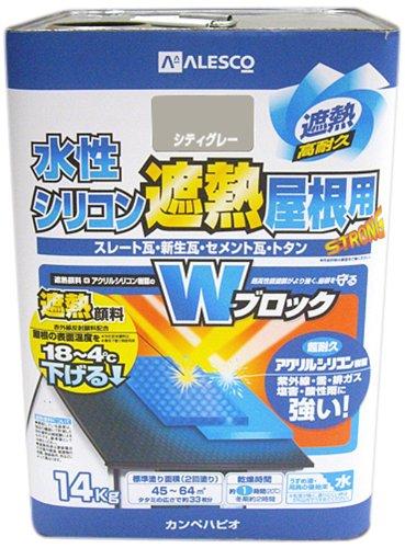 カンペハピオ(Kanpe Hapio) KH 水溶性ｼﾘｺﾝ遮熱大屋根用 ｼﾃｨｸﾞﾚｰ 14K #00377655043140