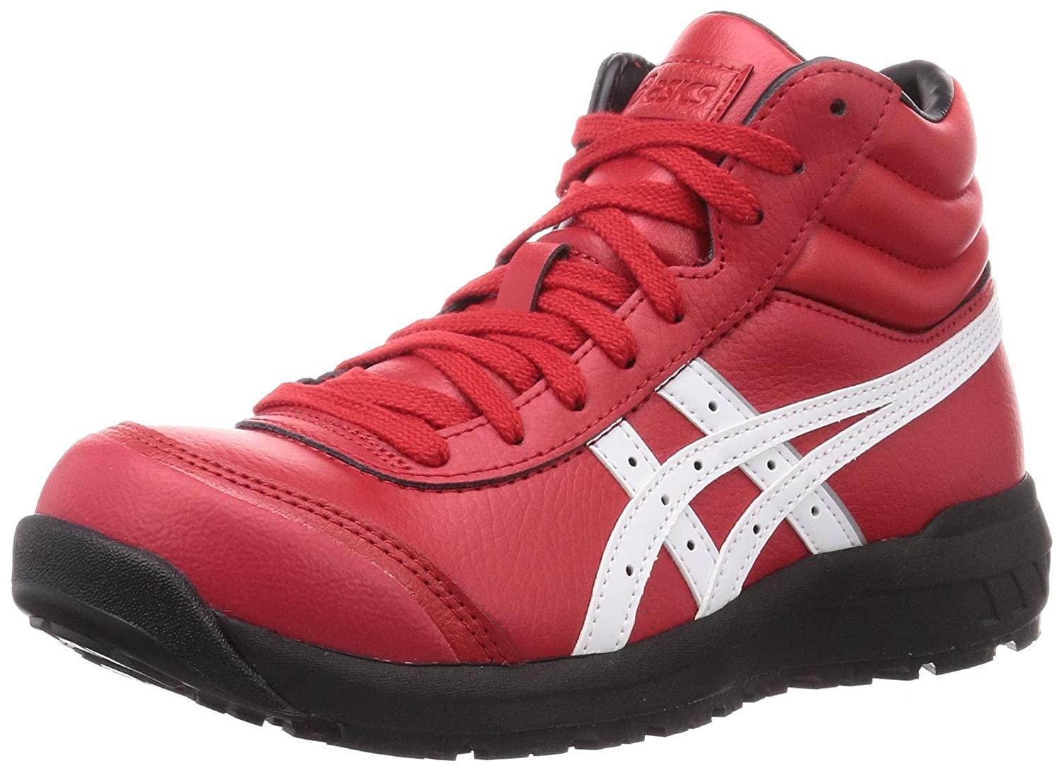 ASICS アシックス [アシックス] ワーキング 安全靴/作業靴 ウィンジョブ CP701 JSAA A種先芯 耐滑ソール 天然皮革 fuzeGEL搭載 クラシックレッド/ホワイト 23.0｜ECJOY！プレミアム店