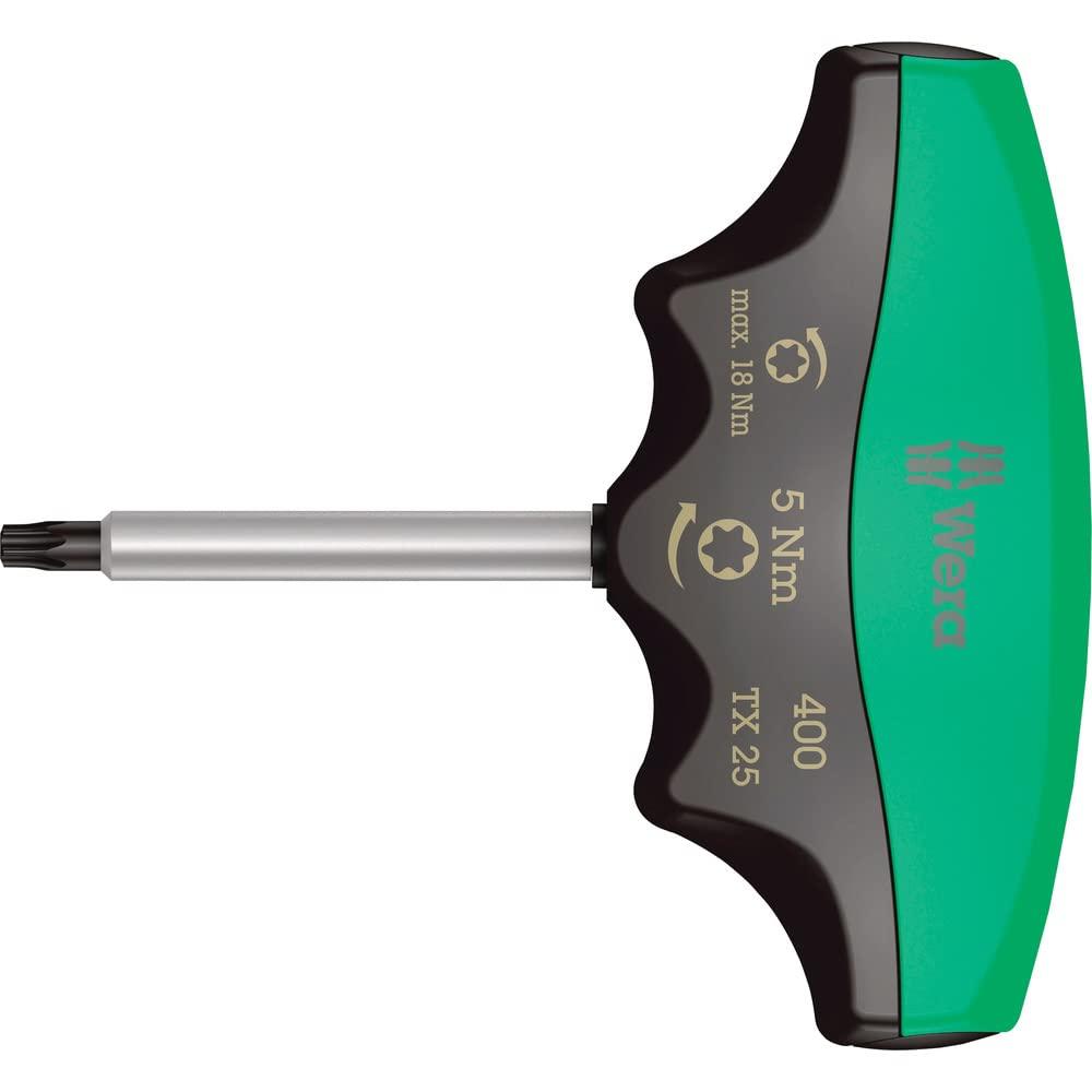 Wera Werkzeuge Wera 400 トルクドライバーT型 トルクスTX25 / 5.0 Nm