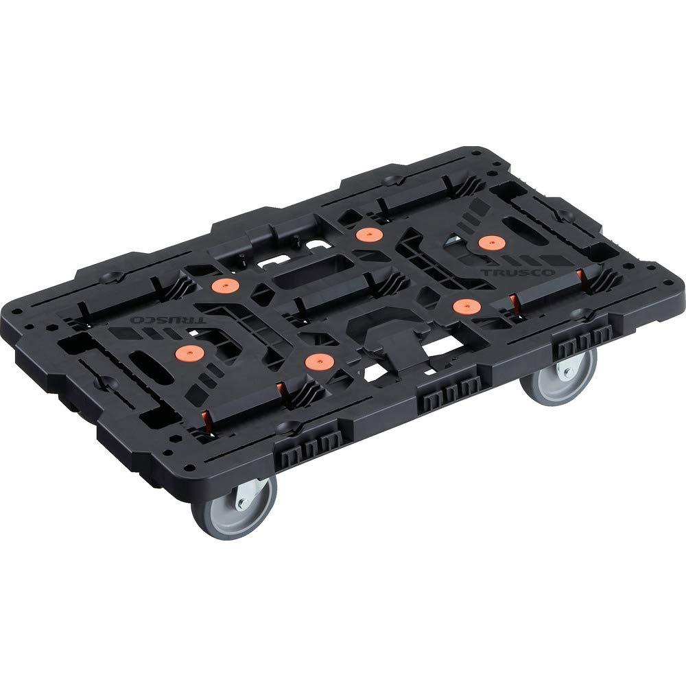 TRUSCO トラスコ中山 TRUSCO 連結式樹脂製平台車 ビートル 700X450 自在3輪
