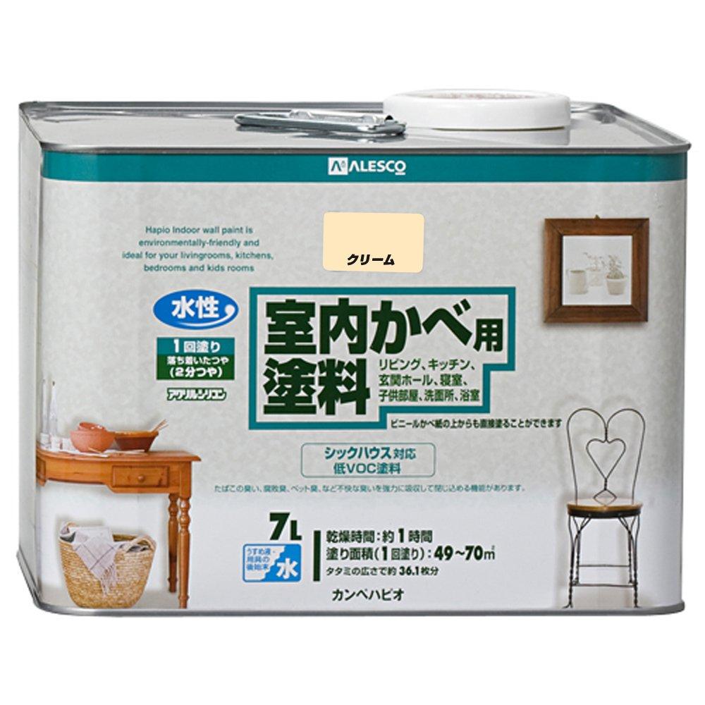 カンペハピオ(Kanpe Hapio) KH 室内かべ用絵の具 ｸﾘｰﾑ 7L #00317654041070