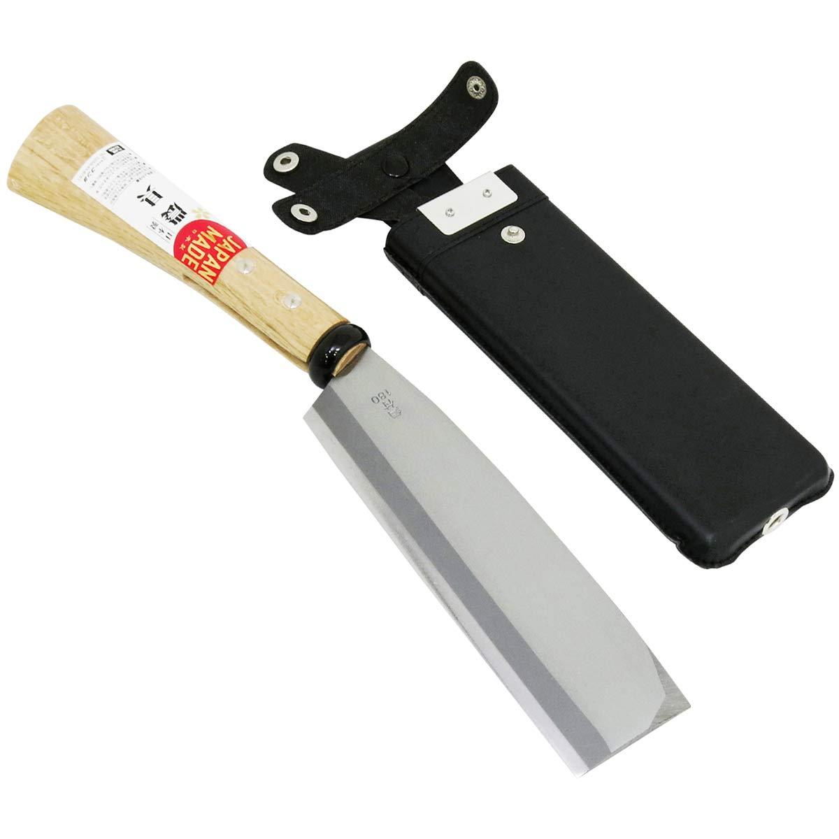 KONYO コンヨ 日本製 鞘鉈 両刃 鋼付 品番:34074 サイズ:180mm