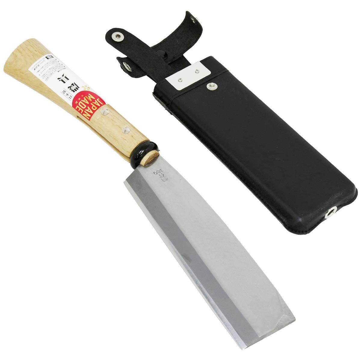 KONYO コンヨ 日本製 鞘鉈 片刃 鋼付 品番:34077 サイズ:180mm 5,931円