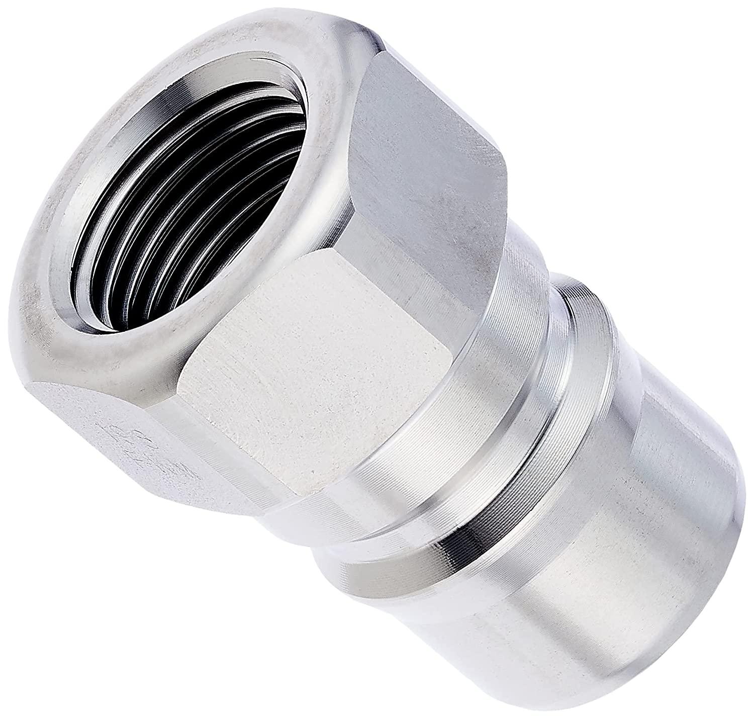 日東工器 中圧用SPカプラ TypeA プラグ(おねじ取付用) R1/2 ステンレス鋼 4P-A-FKM-SUS304
