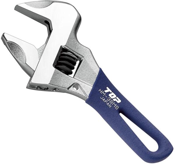TOPKOGYO トップ工業 トップ (TOP) ガタ無しモンキレンチ ネイビー ショートワークワイド HM-38MSNB