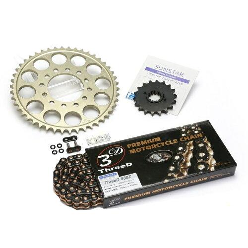 KUNIMI 国美コマース スプロケット&チェーンキット 品番:KE52144 Z1-R(D1)(530コンバート) サイズ:530|ECJOY!プレミアム店