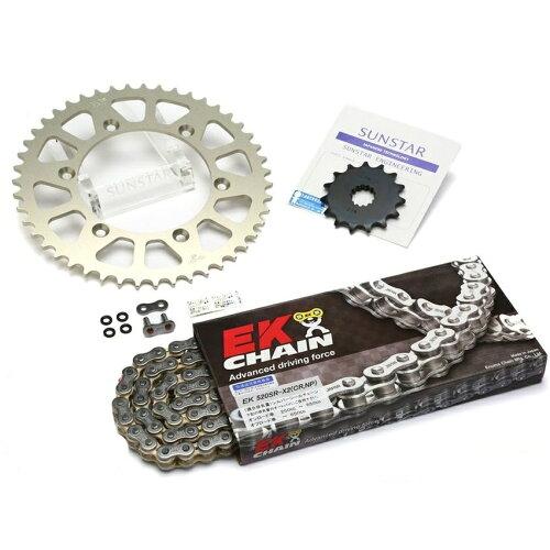 KUNIMI 国美コマース スプロケット＆チェーンキット 品番:KE34102 XR250/BAJA サイズ:520