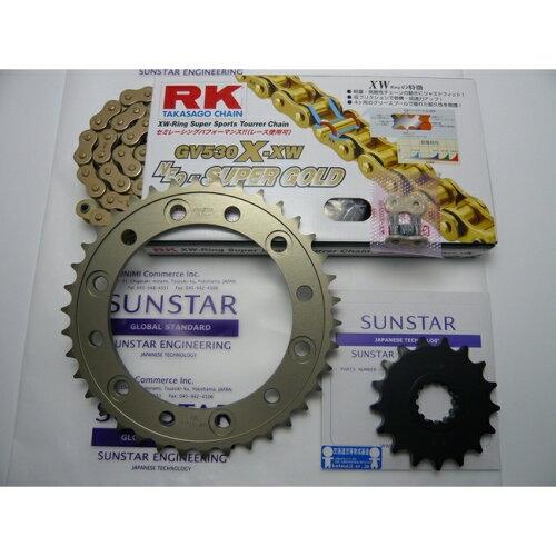 KUNIMI 国美コマース スプロケット＆チェーンキット 品番:KR50513 XJR1300/1200/R/SP(98-02) サイズ:530